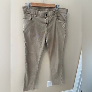 Faherty Comfort Twill Pant dark khaki size 35